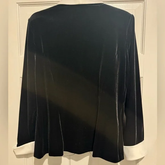 NWOT Alex Evenings Black and White Blazer Size Large **Never Worn** - Picture 8 of 12